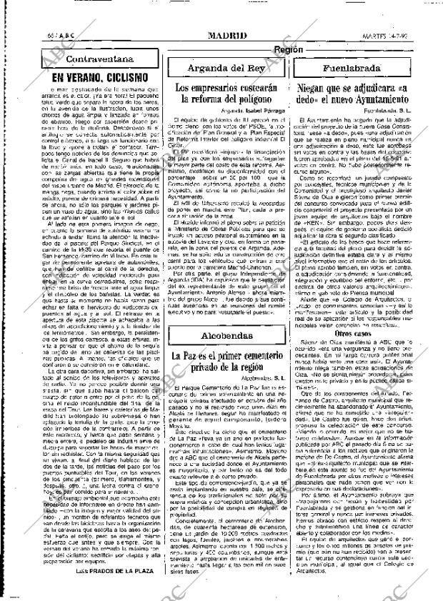 ABC MADRID 14-07-1992 página 66