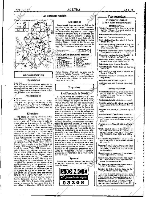 ABC MADRID 14-07-1992 página 71