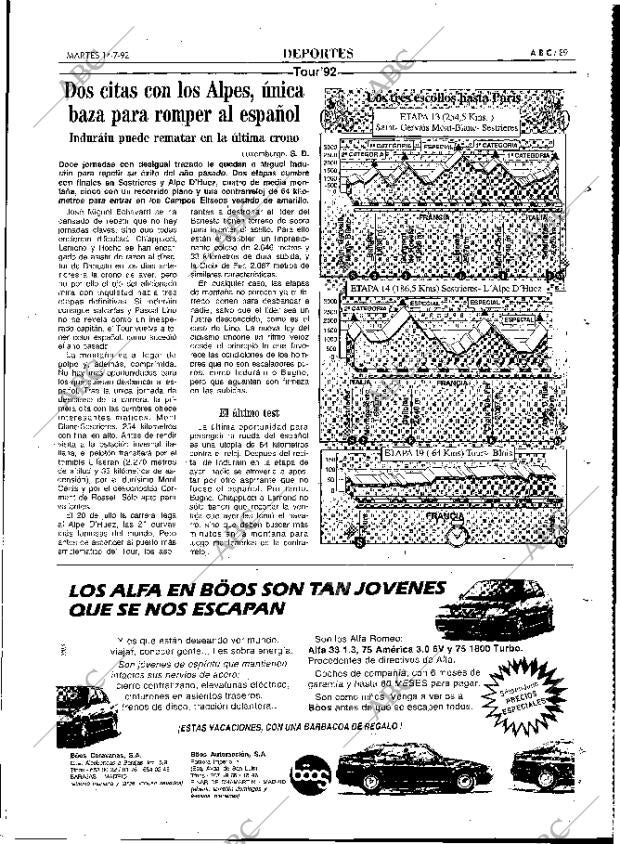 ABC MADRID 14-07-1992 página 89
