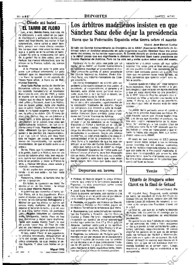 ABC MADRID 14-07-1992 página 90