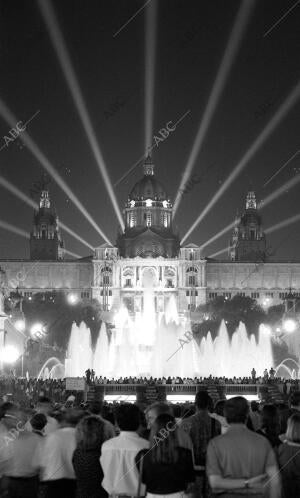 Juegos Olímpicos Barcelona 92.Inauguración Fuentes de Montjuic...Foto Jordi...