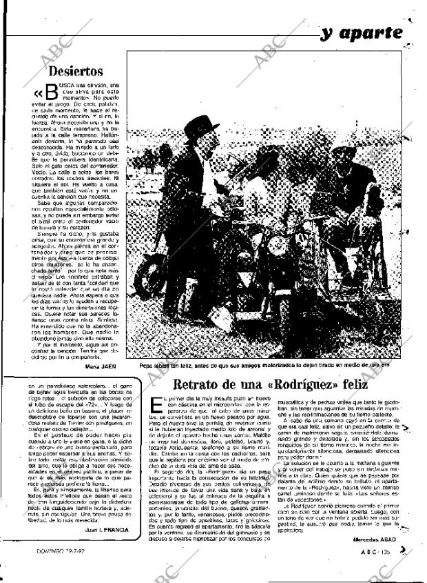 ABC MADRID 19-07-1992 página 135
