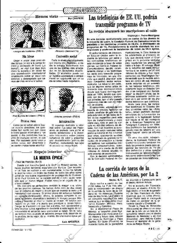 ABC MADRID 19-07-1992 página 141