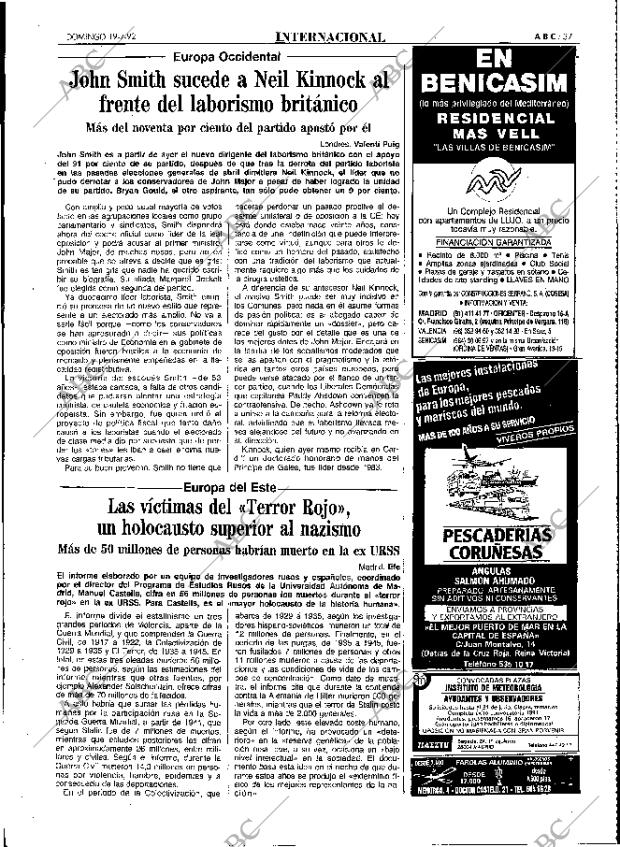 ABC MADRID 19-07-1992 página 37