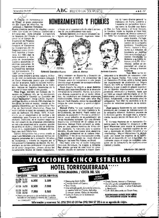 ABC MADRID 19-07-1992 página 57