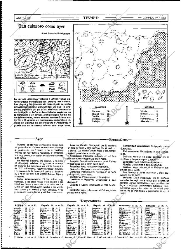 ABC MADRID 19-07-1992 página 78