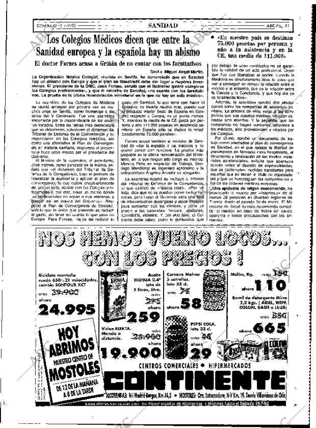 ABC MADRID 19-07-1992 página 81