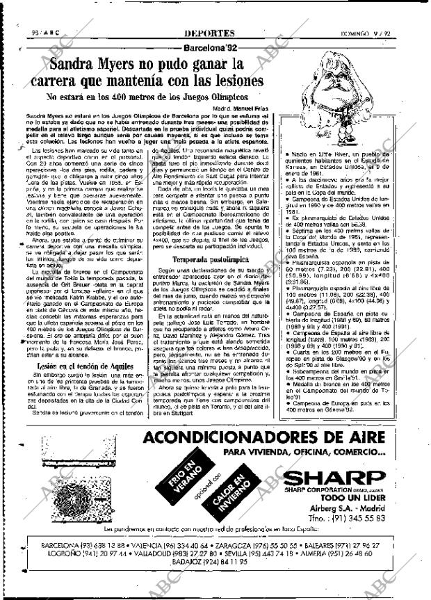 ABC MADRID 19-07-1992 página 98