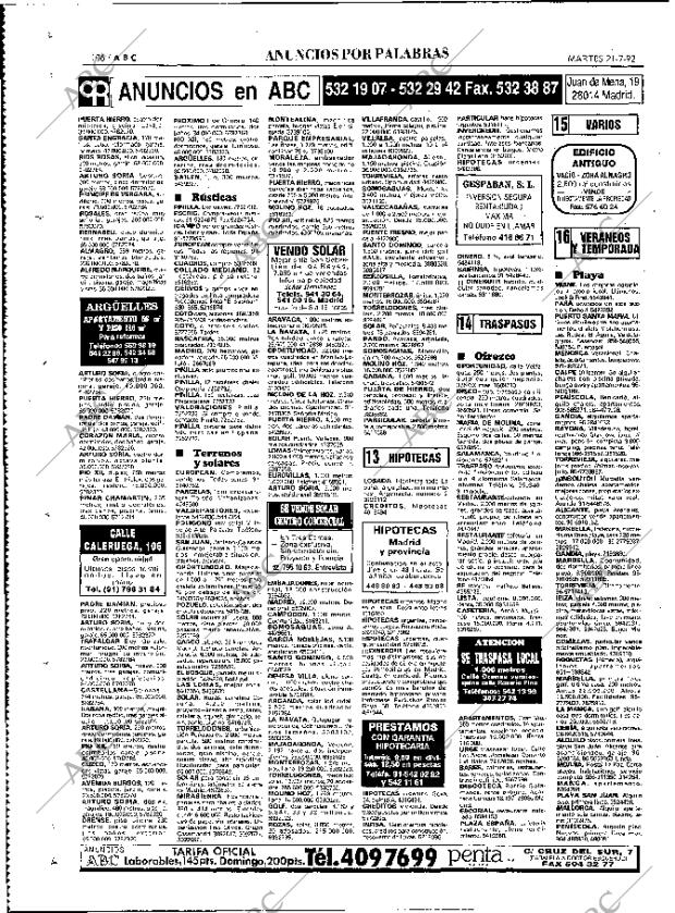 ABC MADRID 21-07-1992 página 106