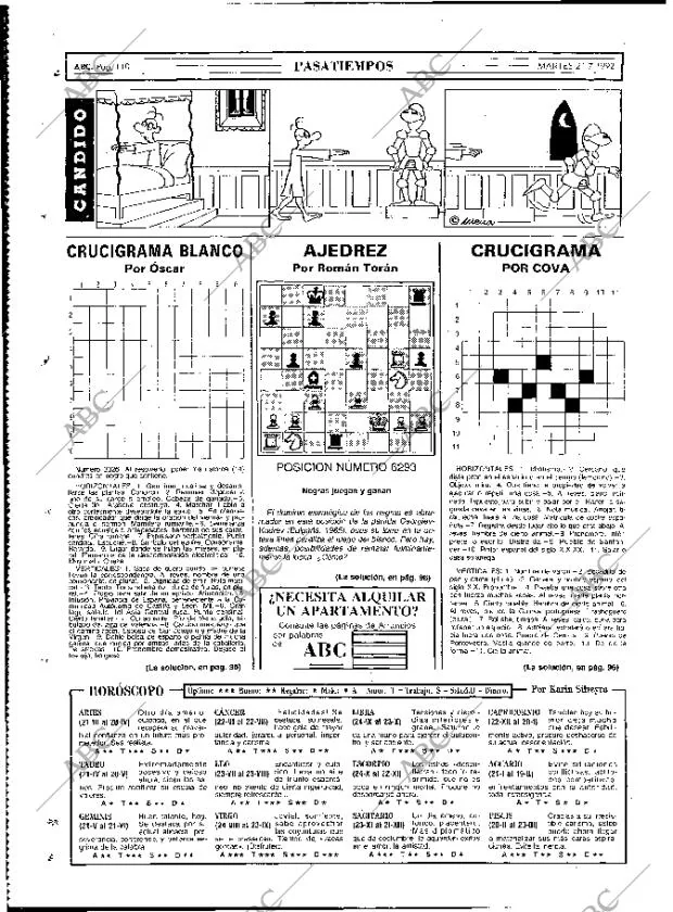 ABC MADRID 21-07-1992 página 110