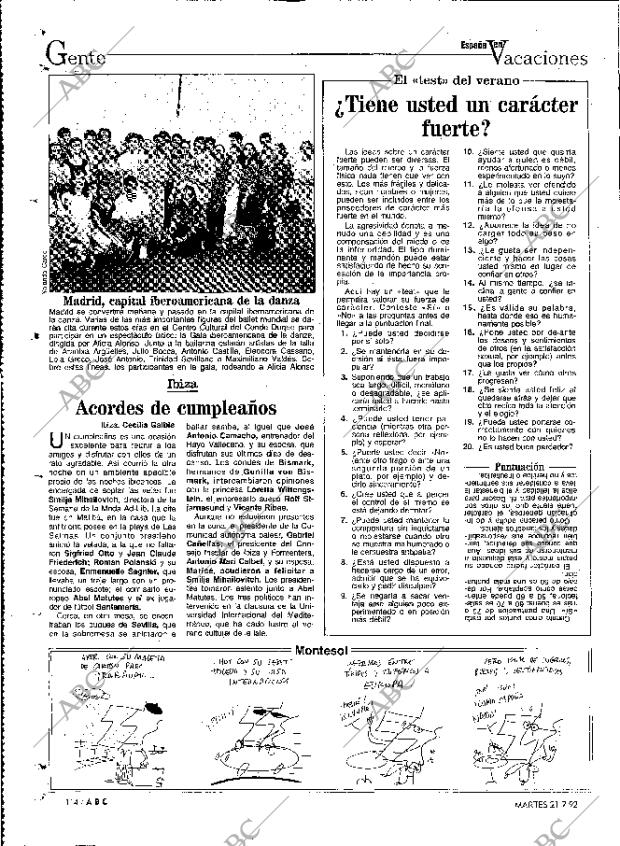 ABC MADRID 21-07-1992 página 114