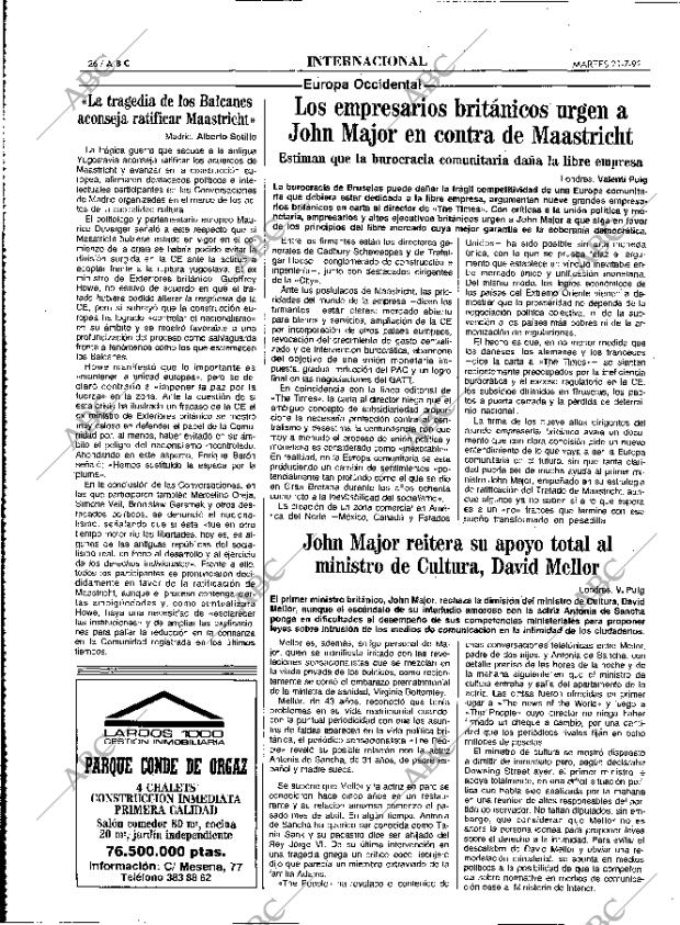 ABC MADRID 21-07-1992 página 26
