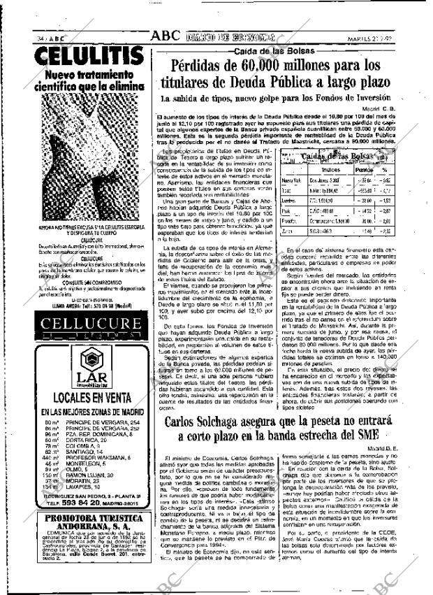 ABC MADRID 21-07-1992 página 34