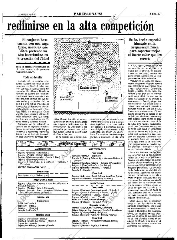 ABC MADRID 21-07-1992 página 57