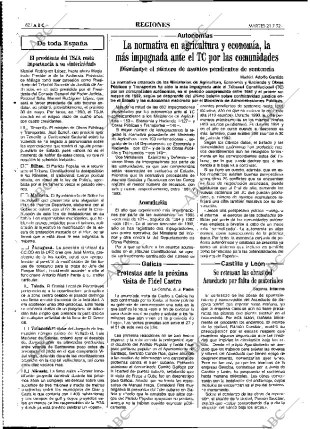 ABC MADRID 21-07-1992 página 82