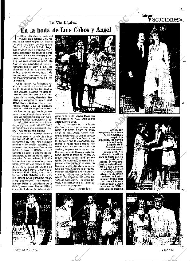 ABC MADRID 22-07-1992 página 121