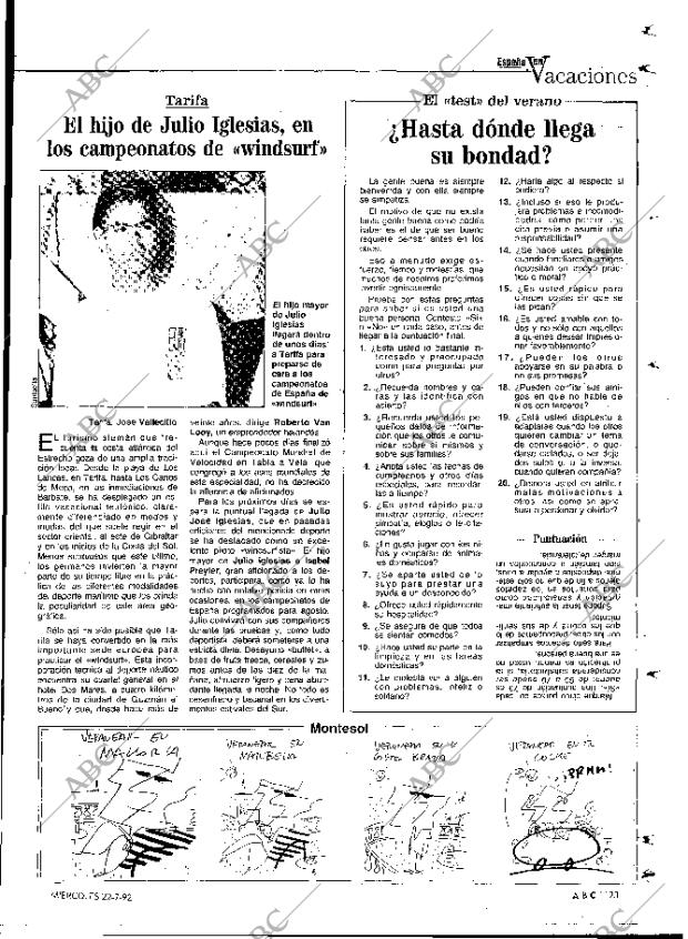 ABC MADRID 22-07-1992 página 123