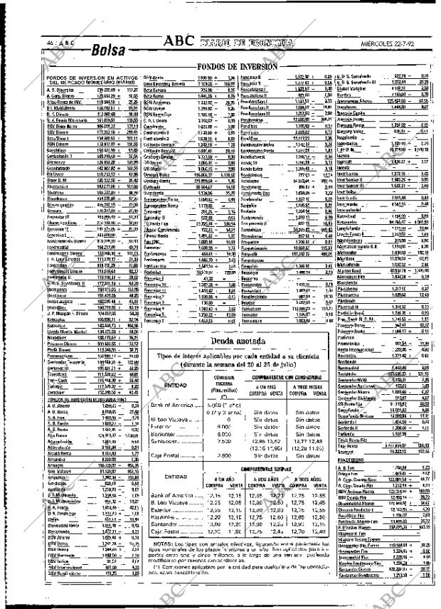 ABC MADRID 22-07-1992 página 46