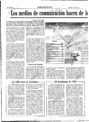 ABC MADRID 22-07-1992 página 64