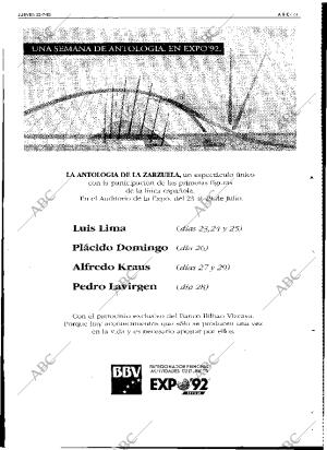 ABC SEVILLA 23-07-1992 página 73