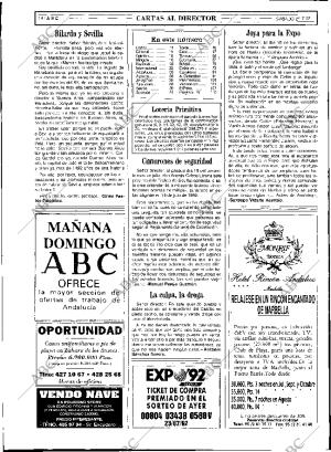 ABC SEVILLA 25-07-1992 página 14