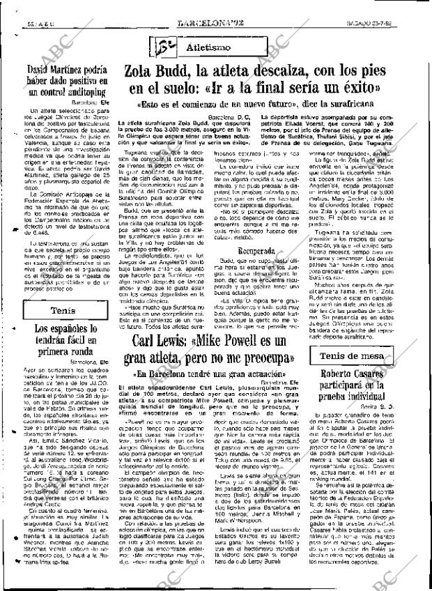 ABC SEVILLA 25-07-1992 página 82