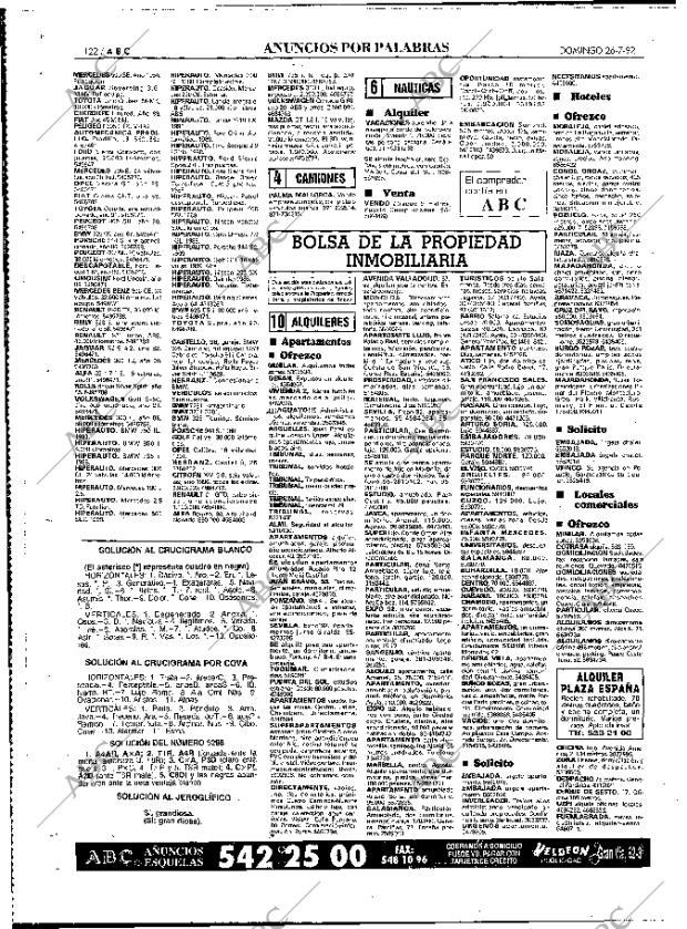 ABC MADRID 26-07-1992 página 122
