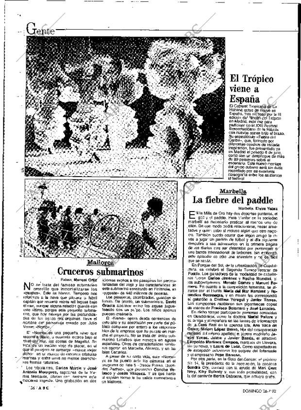 ABC MADRID 26-07-1992 página 136