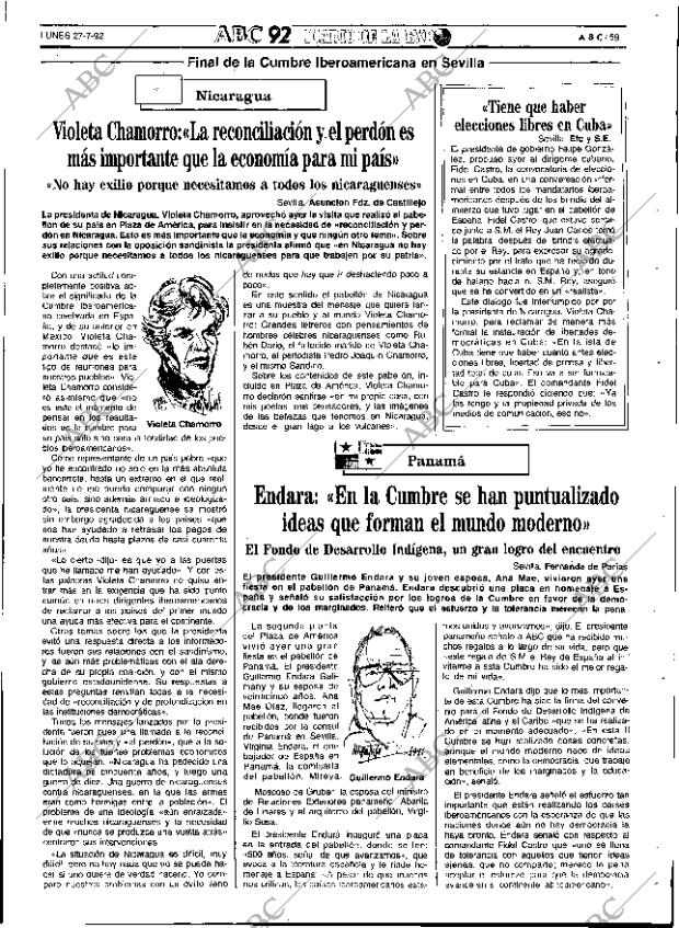 ABC SEVILLA 27-07-1992 página 59