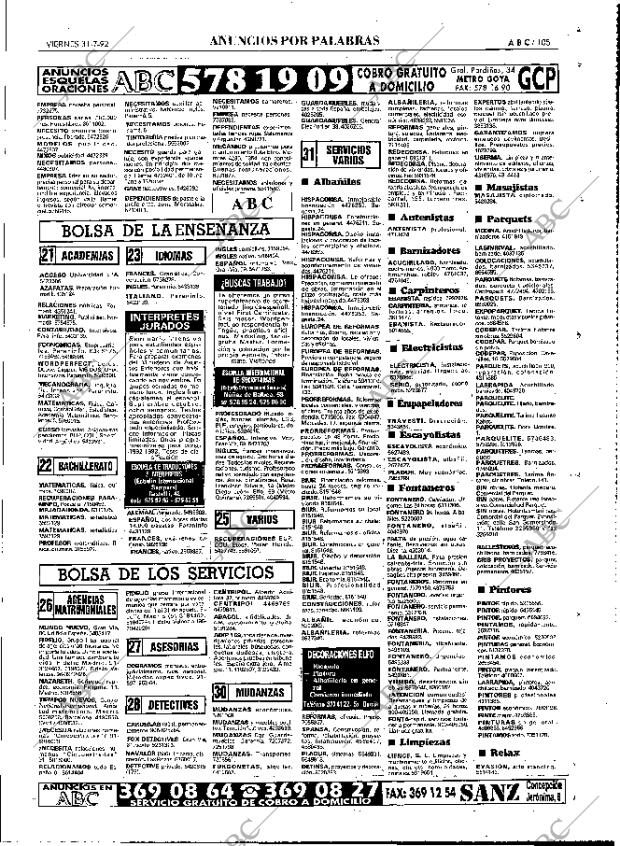 ABC MADRID 31-07-1992 página 105