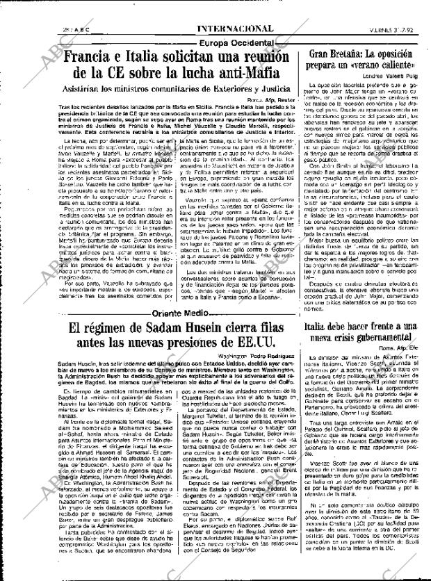 ABC MADRID 31-07-1992 página 28