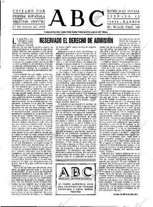 ABC MADRID 31-07-1992 página 3