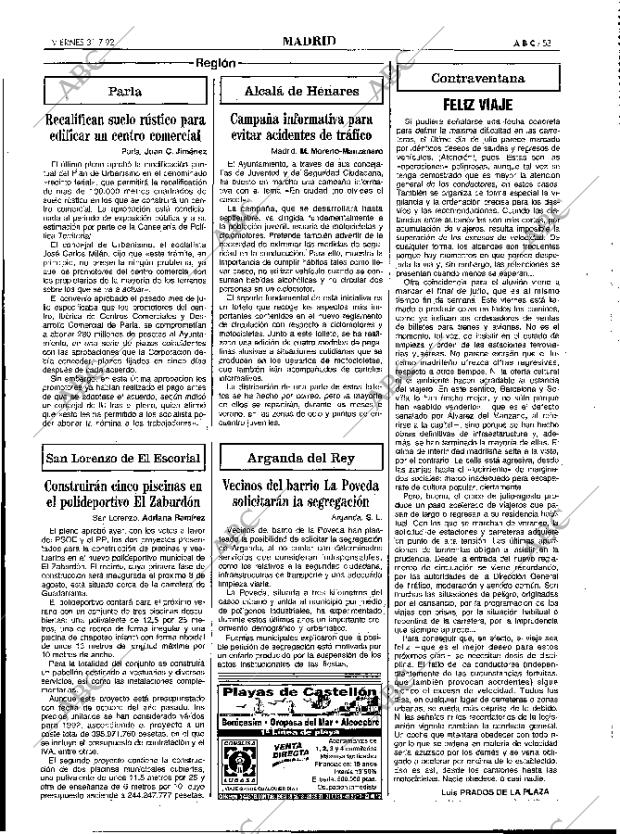 ABC MADRID 31-07-1992 página 53