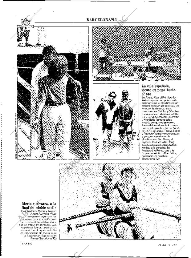 ABC MADRID 31-07-1992 página 8