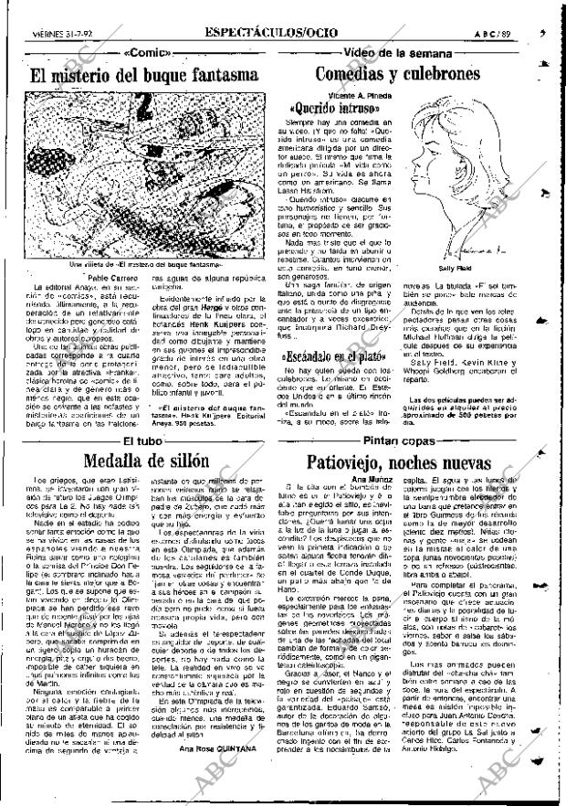 ABC MADRID 31-07-1992 página 89