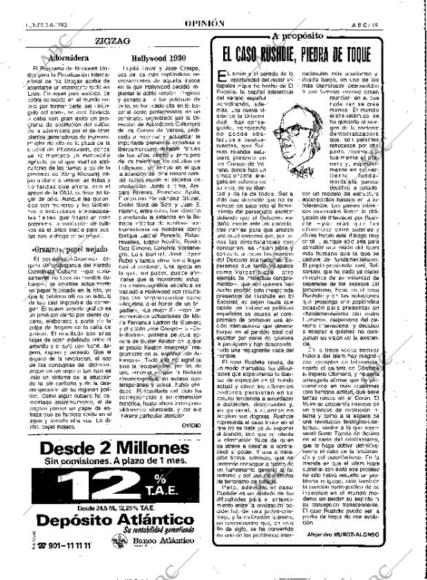 ABC MADRID 03-08-1992 página 19