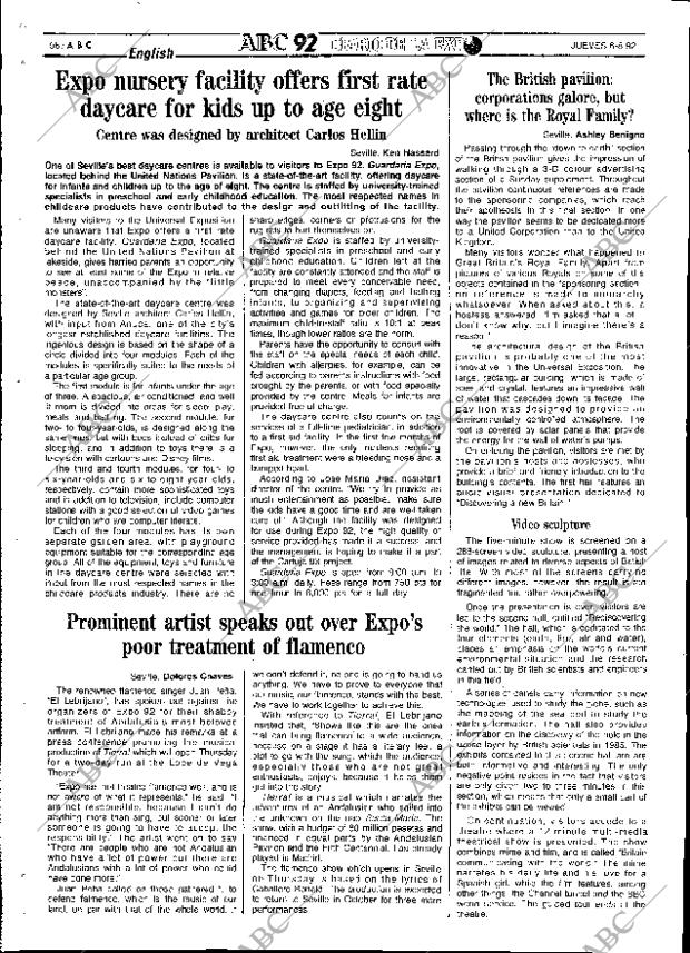 ABC SEVILLA 06-08-1992 página 58