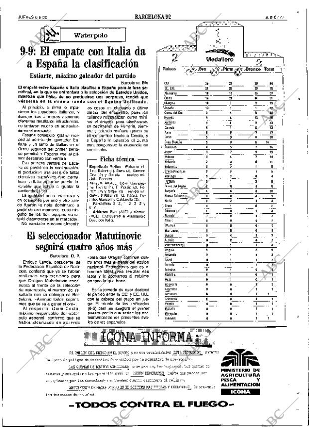 ABC SEVILLA 06-08-1992 página 77