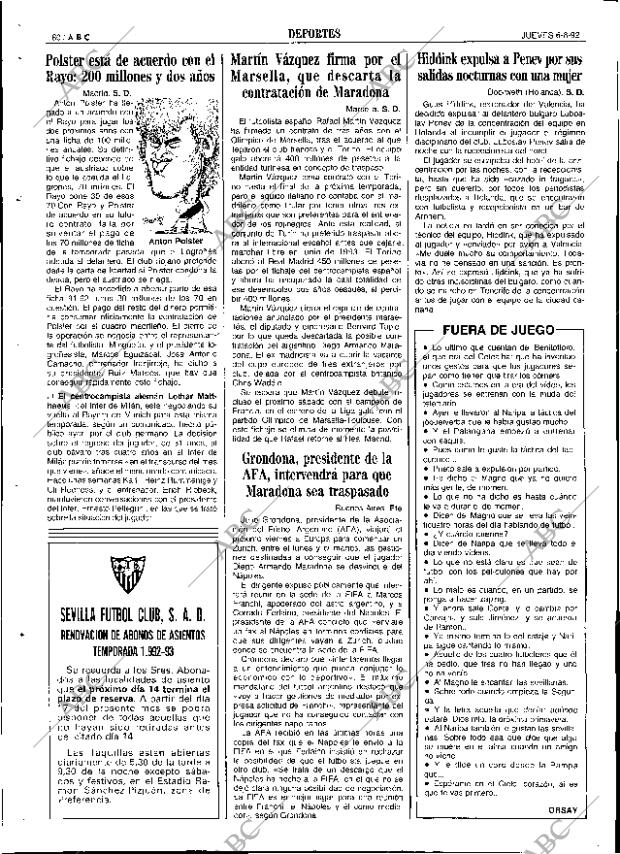 ABC SEVILLA 06-08-1992 página 80