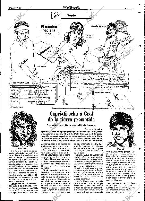 ABC SEVILLA 08-08-1992 página 73