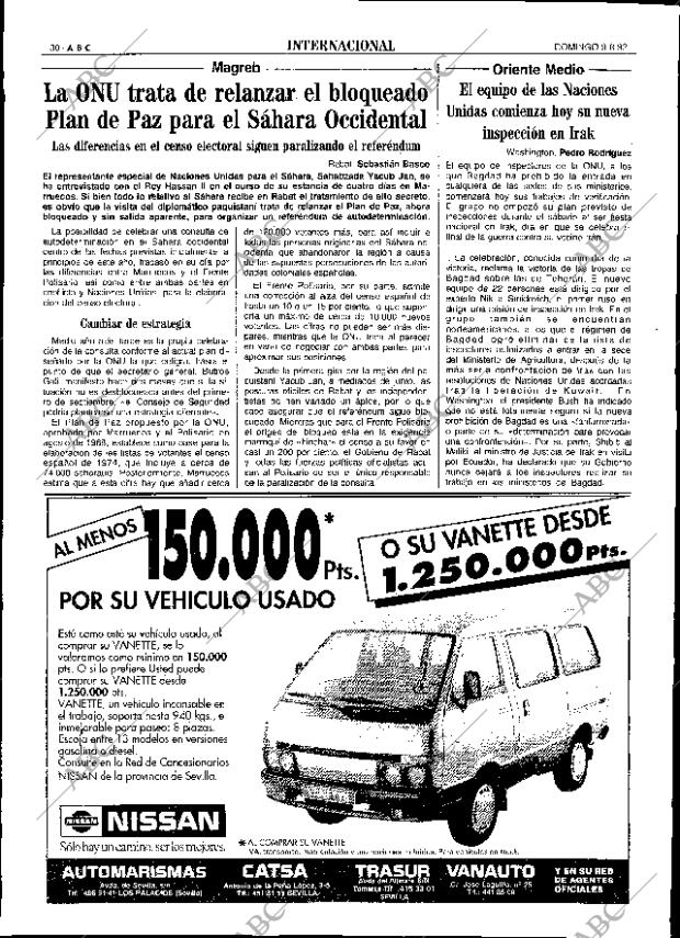 ABC SEVILLA 09-08-1992 página 30