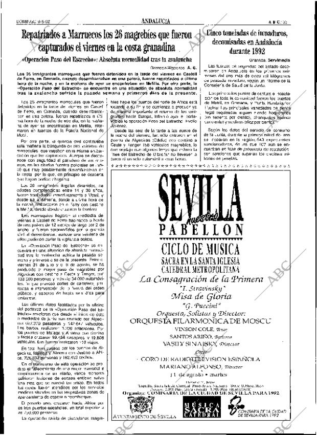 ABC SEVILLA 09-08-1992 página 33