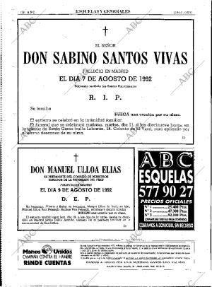 ABC MADRID 10-08-1992 página 128