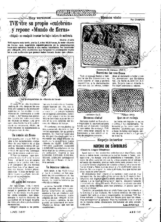 ABC MADRID 10-08-1992 página 149