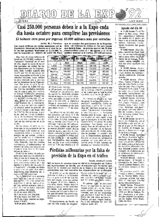 ABC MADRID 10-08-1992 página 42