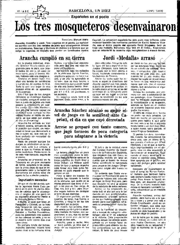 ABC MADRID 10-08-1992 página 60