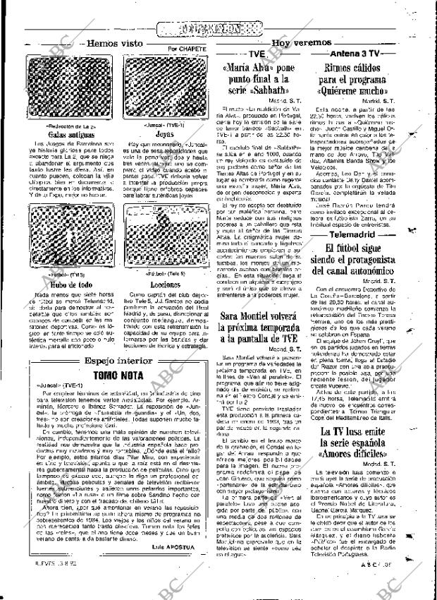 ABC MADRID 13-08-1992 página 101