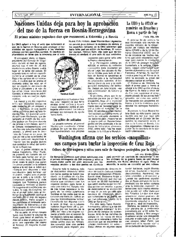 ABC MADRID 13-08-1992 página 23
