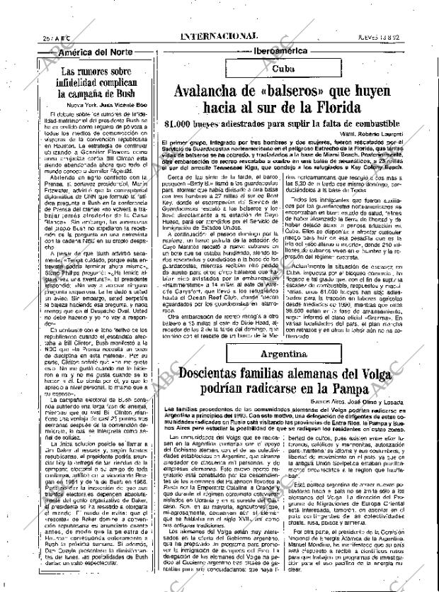 ABC MADRID 13-08-1992 página 26