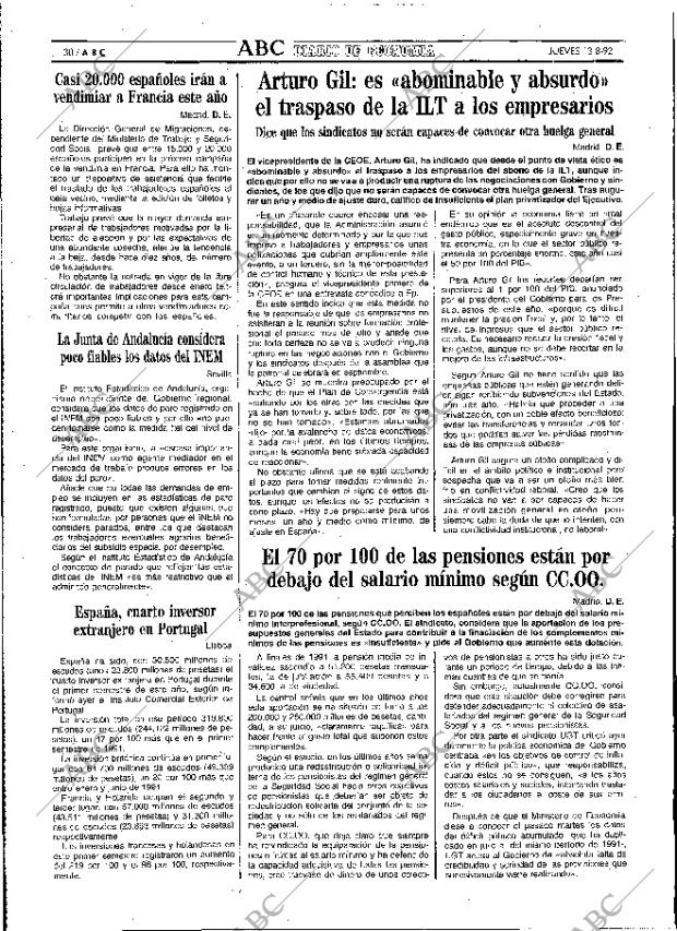 ABC MADRID 13-08-1992 página 30